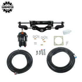 Home-garden-fix Hgf165992 Boat Marine 350hp Outboard Hydraulic Steering Cylinder System Kit Single-engine