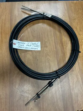24917-zw1-004xt Honda 24917-zy3-7100 Used Oem 17ft Throttle/shift Remote Control Cable Pair