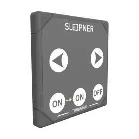 Imtra 752832094114 Sm8950g Sidepower Panel Touch Thruster Control 12/24v Grey Round Cutout