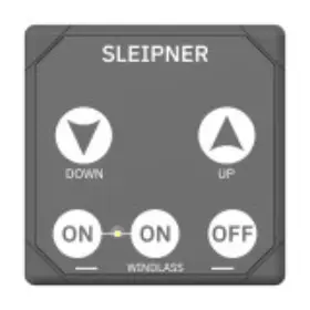 Smw86-08950 Imtra Sidepower Panel Touch For Anchor Windlass 12 And 24v Grey
