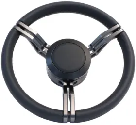 731-1123tbk Isotta Oem 13.8 Inch Fanete Titanium Gray Steering Wheel U