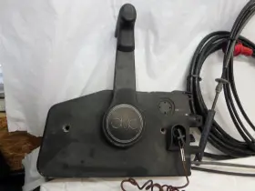 Johnson 0432718 Omc Two Lever Remote Control 13 14ft 432718 Evinrude Outboard Boat Motor
