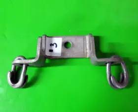 379568 Johnson Evinrude Outboard Cable Steering Motor Mount Bracket With Rings No Pin #3