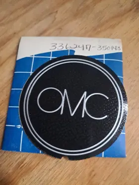 Johnson Evinrude Omc 0336247 Applique Decal For Side Mount Of Control Box #326247