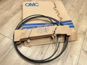 Pre-1979 Johnson Evinrude Omc 0377377 Oem 377377 Control Cable - Throttle/shift 17 Ft