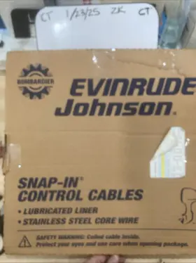 0173110 Johnson/evinrude/omc/brp Johnson/evinrude/omc New Oem 10ft Remote Control Cable 173110