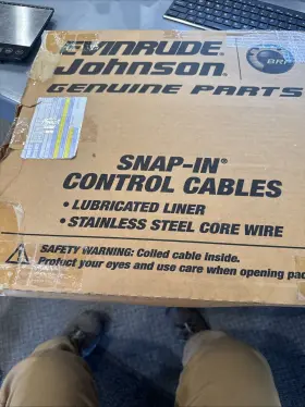 0173115 Johnson/evinrude/omc/brp Johnson/evinrude/omc New Oem 15ft Remote Control Cable 173115 0173115 Johnson/evinrude/omc/brp Johnson/evinrude/omc New Oem 15ft Remote Control Cable 173115