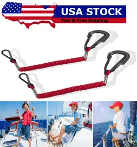 Ky-auto Kyqp1288 2pcs Boat Kill Switch Lanyard 8m0092849 For Mercury Mercruiser Outboard Motor