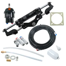 Labwork Law248988 350hp Outboard Hydraulic Steering Kit For Boat Marine System 26ft Hose