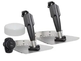 15184-107 Lenco 12inx12in Standard Mount Trim Tab Kit 12v With Pro Control Auto