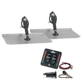 Lenco Marine 15109-103 12 Inch X12 Standard Trim Tab Kit With Led Integrated Switch 12v