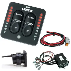 Lenco Marine 15271-001 Led Indicator Two-piece Tactile Switch Kit With Pigtail F/dual Actuator Sy