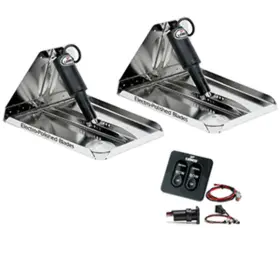 Lenco Marine Rt16x12hd Trim Tab 16 Inch X12 Heavy Duty Perfo Kit Standard Tactile Switch 12v Boat