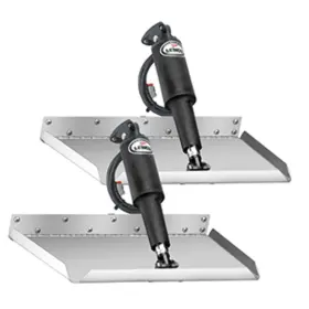 Tt12x9ei Lenco Marine 12 Inch X9 Edgemount Trim Tab Kit With Led Indicator Switch 12v