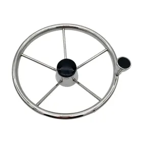 9103sf1 Marine City 5-spoke Steering Wheel Stainless Steel 13-1/2 Inch Diameter For Boat