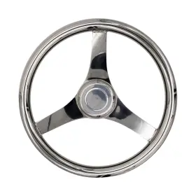 Mc92858700-01 Marine City Smooth Finish Sports Steering Wheel 3 Spoke 13-1/2 Inches For Boats