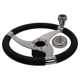 Mc99954070-1 Marine City Boat Polished 316 Stainless Steel Sports Style Tri-spoke