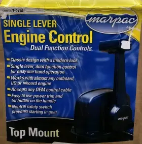 7-0118 Marpac Single Lever Engine Control Dual Function Side Mount