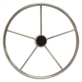 Marpac 7-0684 74120 Steering Wheel 20 Inch Diam Destroyer Type 5 Spoke S.steel Boat Marine