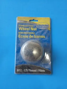 Marpac 7-0699 Stainless Wheel Nut M12- 1.75 Thread