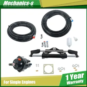 Mcc35952s Mechanics-s 350hp Hydraulic Outboard Steering Kit Boat Marine System 26ft For Single Station