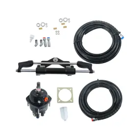 1576924 Menbager For Single Engines 350hp 26ft Tubing Hydraulic Outboard Steering Kit With Helm Pump