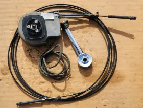 37833 Mercruiser Vintage Mercontrol Side Concealed Mount Throttle Shift Control Box