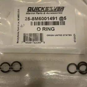 Mercury 25-8m6001491 Quicksilver Hydraulic Steering Hose Oring R1357 48a