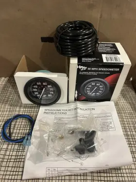 79-895286a04 Mercury 79-895285a04 80mph Speedometer Analog Gauge New Oem Nos
