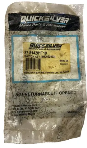8m0052933 Mercury 814281t10 Quicksilver 87 Switch Assembly