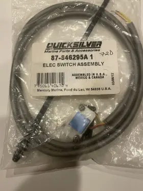 Mercury 87-846295a1 Zero Effort Control Quicksilver #87-846295a1 Switch Assembly. R530