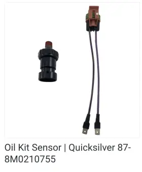 Mercury 87-8m0210755 Quick Silver Marine Oil Sensor With Adapt Harness