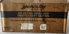 883711 Mercury Marine 4500 Gen Ii Dual Console Mount Throttle/shift Control A01