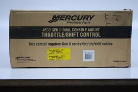 Mercury 883711a01 Mcc 4500 Console Mount Mechanical Control - Dual Engine Gen Ii Without Trim