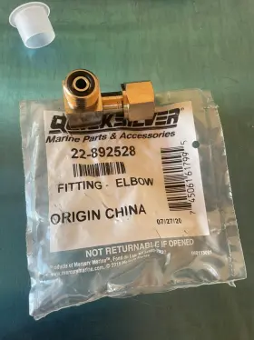 Mercury 892528 Quicksilver Oring Face Power Steering Elbow Fitting R328