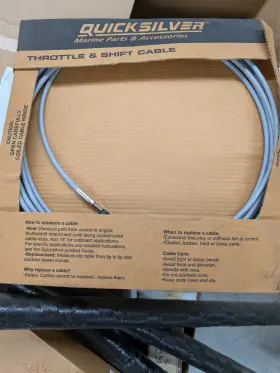 897977a21 Mercury Throttle Cable Gen I Control Shift 21ft