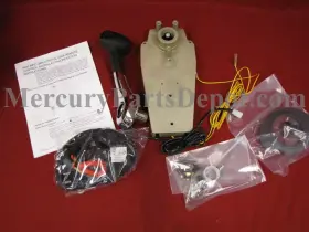 8m0030551 Mercury Mercruiser Gen Ii Pistol Grip Chrome Remote Control With Trim -