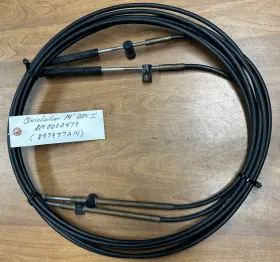 897977a14 Mercury 8m0082479 Used 14ft Quicksilver Gen I Control Cables Pair 897977a14 Mercury 8m0082479 Used 14ft Quicksilver Gen I Control Cables Pair