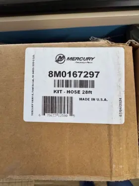 8m0167297 Mercury Oem Verado Power Steering Hose Kit - 28 Ft