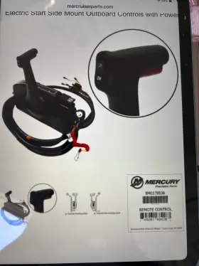 8m0178536 Mercury Oem Remote Control Brand New In Box. Part Number
