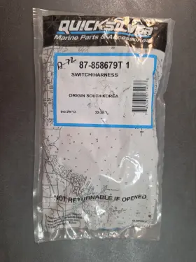 87-858679t1 Mercury Marine 858679t1 New Oem Switch/harness Assembly