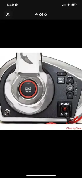 8m0189676 Mercury Marine Boat Electronic Remote Control Bravo 4s