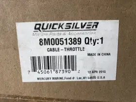 8m0051389 Mercury Quicksilver - Throttle Cable 23 Inch New