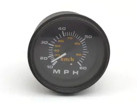 Mercury Quicksilver Mariner Mercruiser 15117a1 Genuine Oem International Ii 10-60 Mph 12v Speedometer Gauge