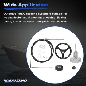 1486h12 Misakomo Outboard Rotary Steering System Kit 1486h12 Misakomo Outboard Rotary Steering System Kit