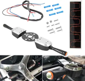 Mo-auto Moqp12217 Pt2000-1p Bezel Control Switch Dua Blinker Trim/jack Plate For Seastar Hydraulic