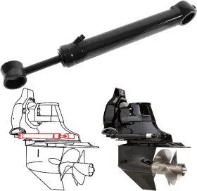 Mo-auto Moqp1399 Starboard Trim Tilt Ram Cylinder 98704a26 18-2425 For All Mercruiser Bravo 1 2 3