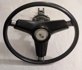 Molmec Xt-200 Vtg. Series 13.5 Inch 3-spoke Wheel With Rack Steering Helm 1970s-80s
