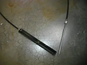Morse 108644 Single Back Mount 12ft 144 Inch Rack Steering Cable Boat Marine