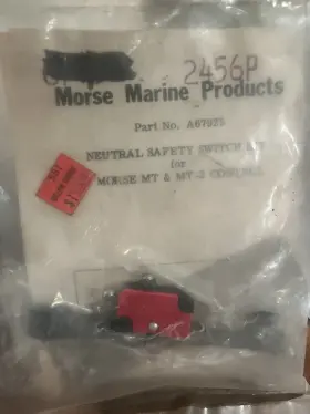 Morse 2456p Marine Neutral Safety Switch Kit New Free Shipping